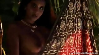 East Indian Dancer Exposed while enjoying the ritual