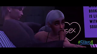Sims 4 - Nice blowjob by my ex girlfriend at one's fingertips home
